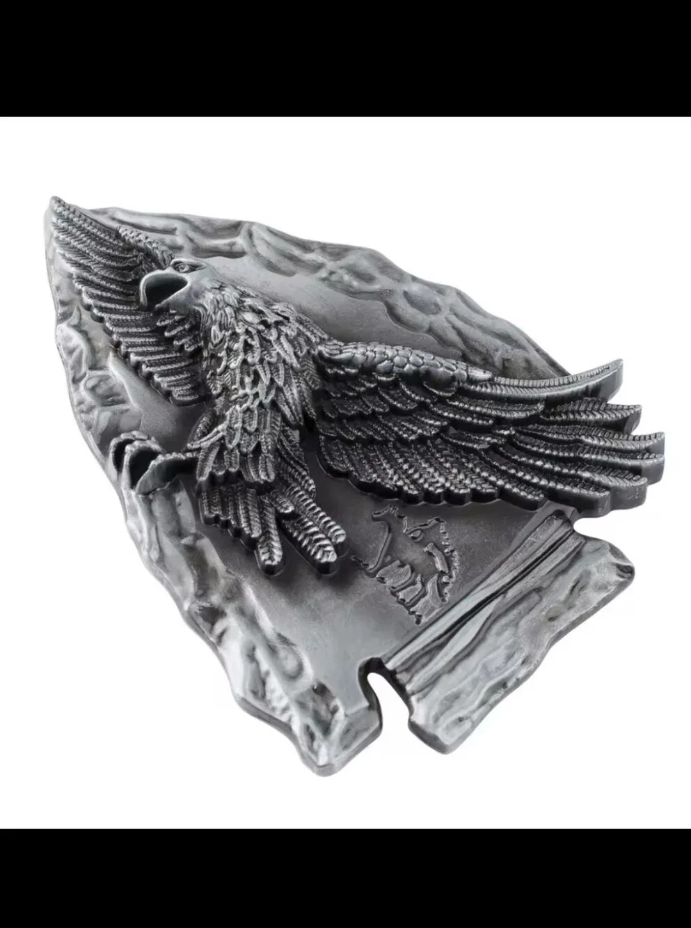 New arrowhead Silver bull steer Skull Or Eagle belt buckle Choose Design